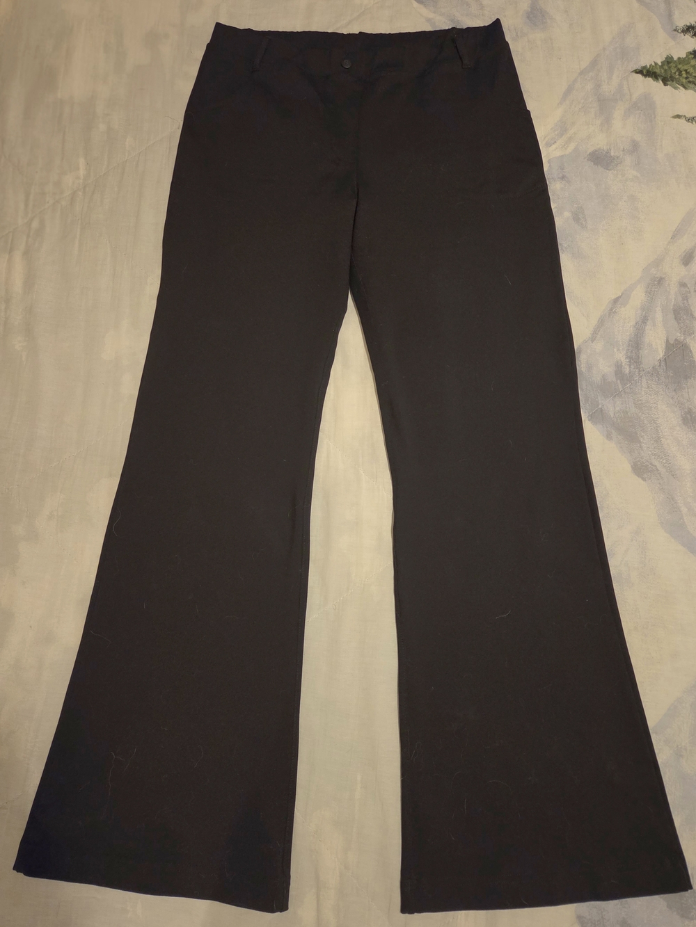 Women's Black Boot-Cut Pants — Sleek Everyday Style